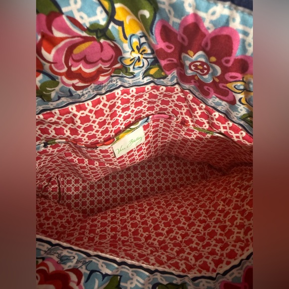 Vera Bradley Hope Garden Floral Quilted Tote Bag Multicolor Cotton Retired - Picture 3 of 6